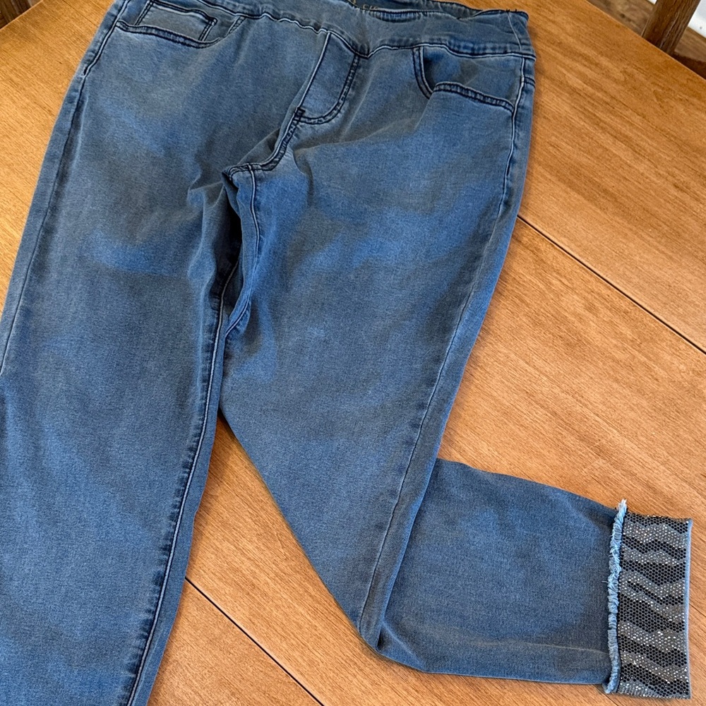 Blue Ankle & Cropped Jeans